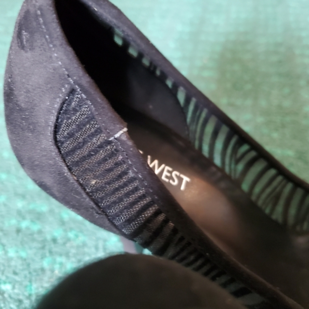 Black Naturalizer zebra mesh pumps 8.5 - Picture 6 of 7